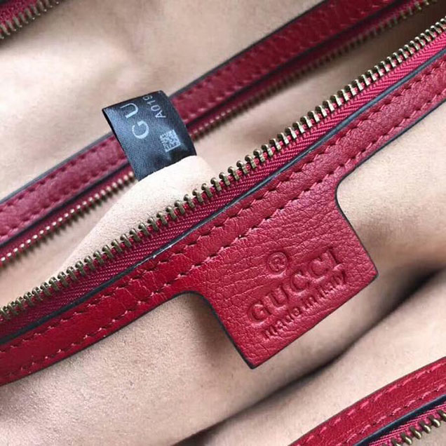 Gucci RE(BELLE) Medium Top Handle Bag 516459 Red