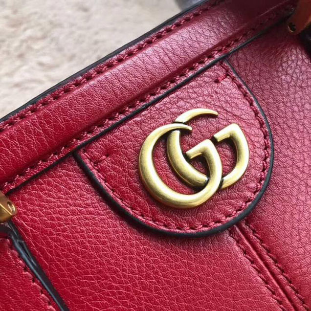 Gucci RE(BELLE) Medium Top Handle Bag 516459 Red