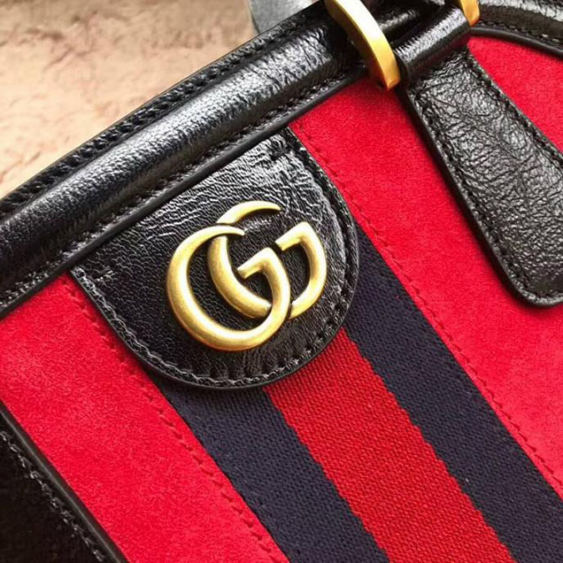 Gucci RE(BELLE) Medium Top Handle Bag 516459 Red