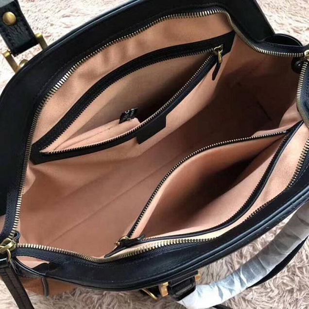 Gucci RE(BELLE) Medium Top Handle Bag 516459 Chestnut