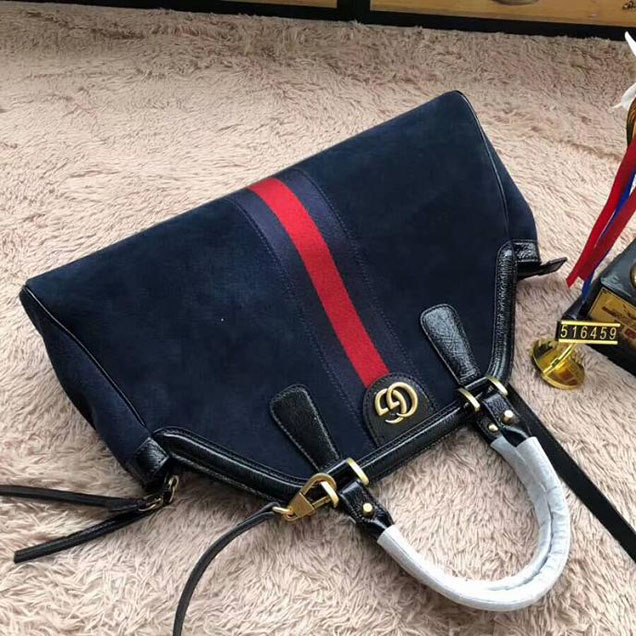 Gucci RE(BELLE) Medium Top Handle Bag 516459 Blue