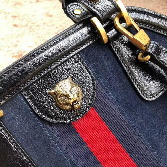 Gucci RE(BELLE) Medium Top Handle Bag 516459 Blue