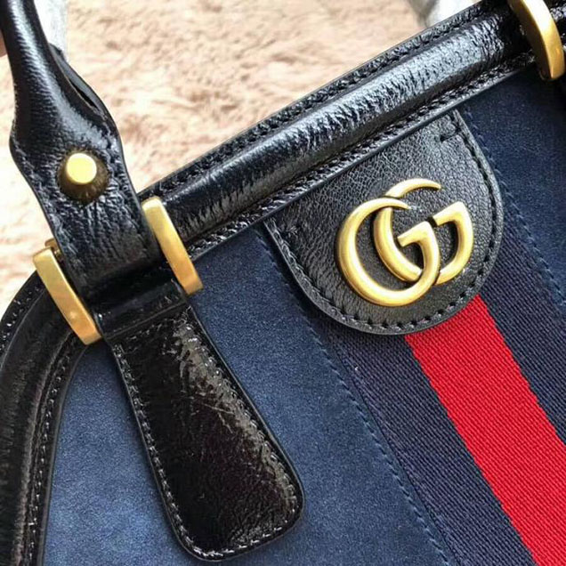 Gucci RE(BELLE) Medium Top Handle Bag 516459 Blue