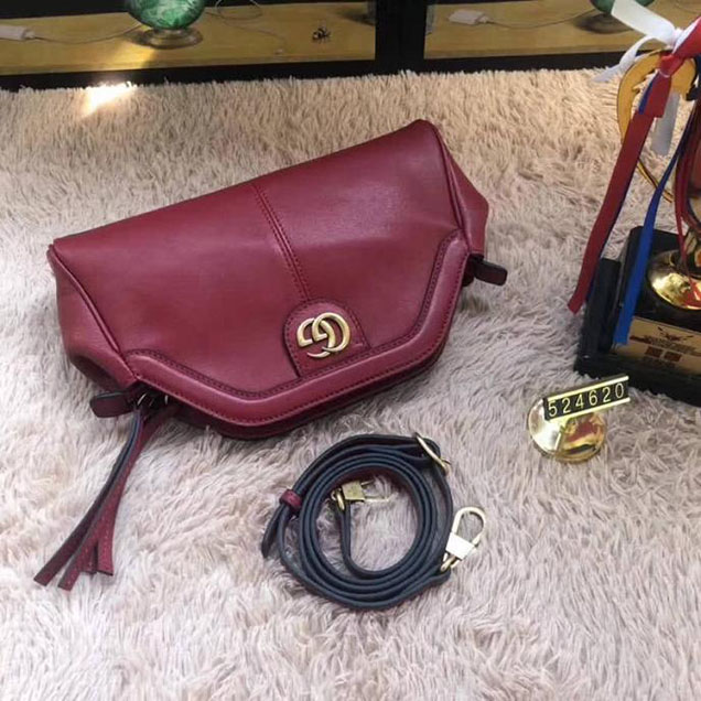 Gucci RE(BELLE) Small Shoulder Bag 524620 Red