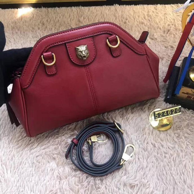 Gucci RE(BELLE) Small Shoulder Bag 524620 Red