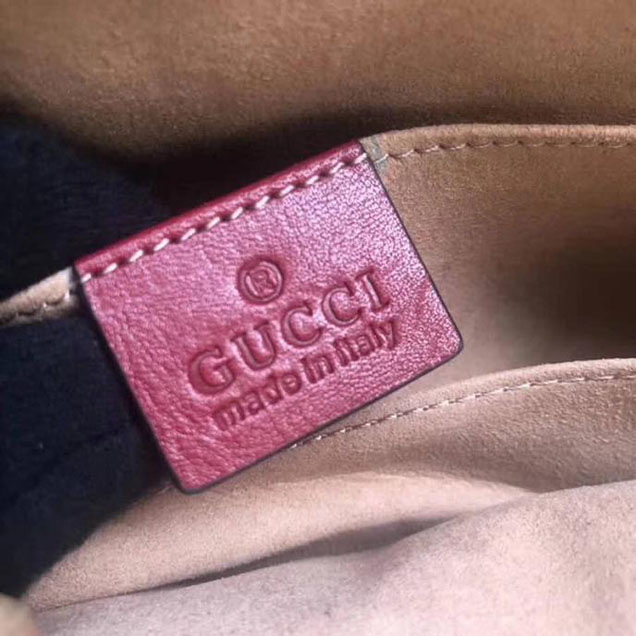 Gucci RE(BELLE) Small Shoulder Bag 524620 Red
