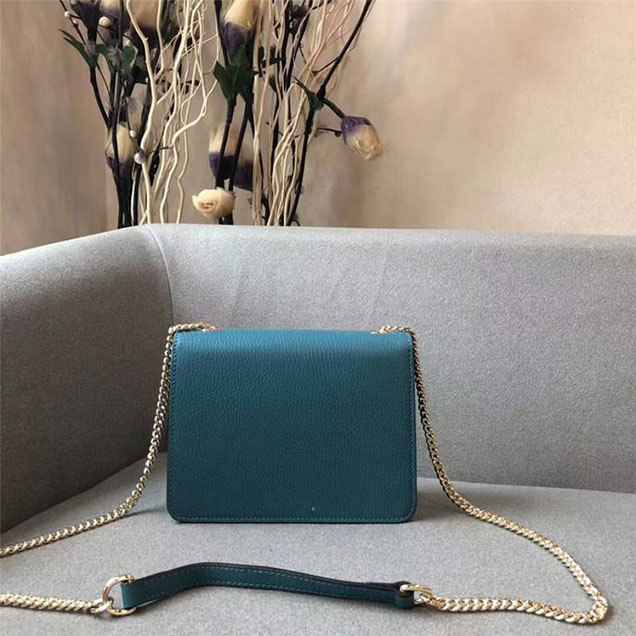 Gucci GG Leather Small Shoulder Bag 510304 Paon 2018
