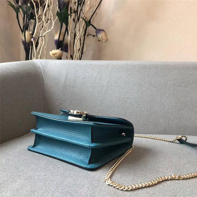 Gucci GG Leather Small Shoulder Bag 510304 Paon 2018