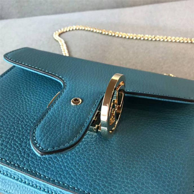Gucci GG Leather Small Shoulder Bag 510304 Paon 2018