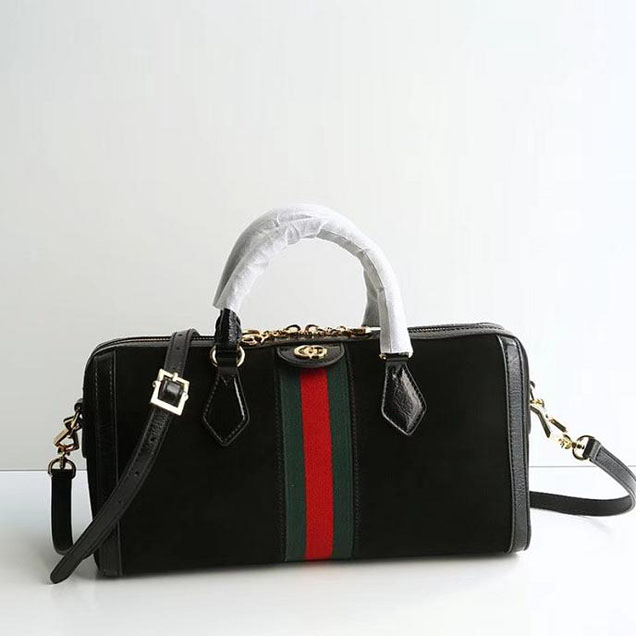 Gucci Ophidia Medium Top Handle Bag 524532 Black