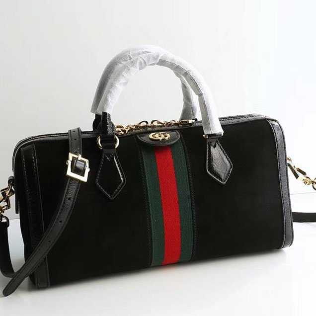 Gucci Ophidia Medium Top Handle Bag 524532 Black