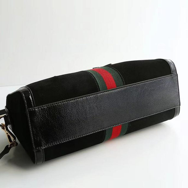 Gucci Ophidia Medium Top Handle Bag 524532 Black