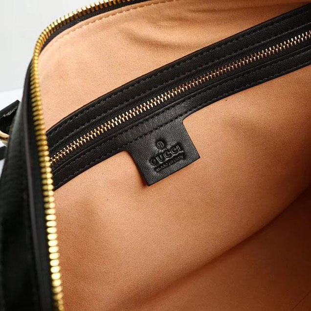 Gucci Ophidia Medium Top Handle Bag 524532 Black