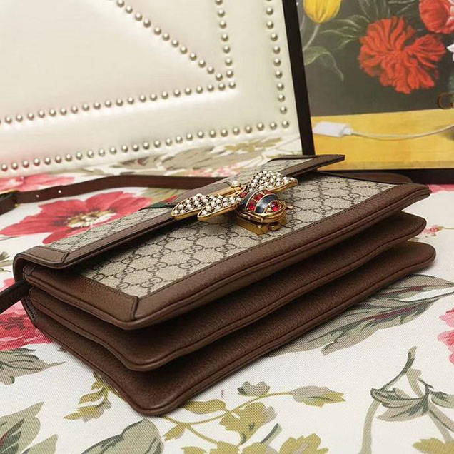 Gucci Queen Margaret GG Mini Bag 476079 Brown 2018
