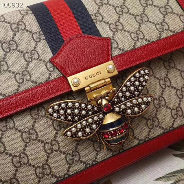 Gucci Queen Margaret GG Mini Bag 476079 Red 2018