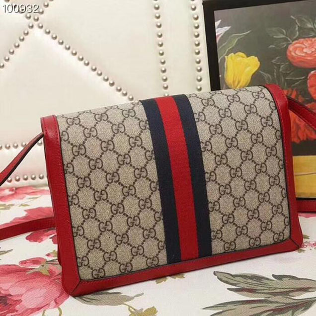 Gucci Queen Margaret GG Mini Bag 476079 Red 2018