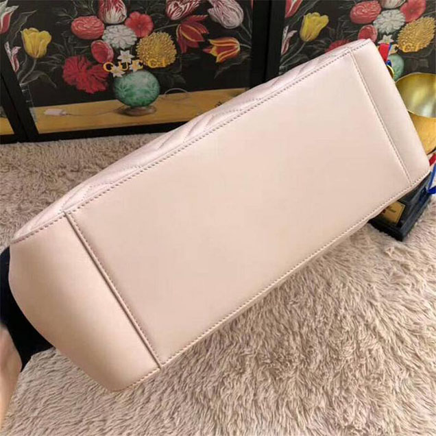 Gucci GG Marmont Medium Matelasse Shoulder Bag 453569 Beige