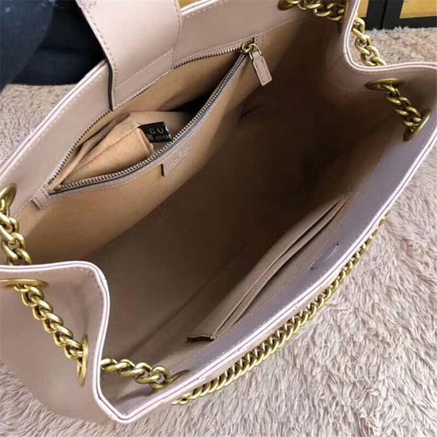 Gucci GG Marmont Medium Matelasse Shoulder Bag 453569 Beige