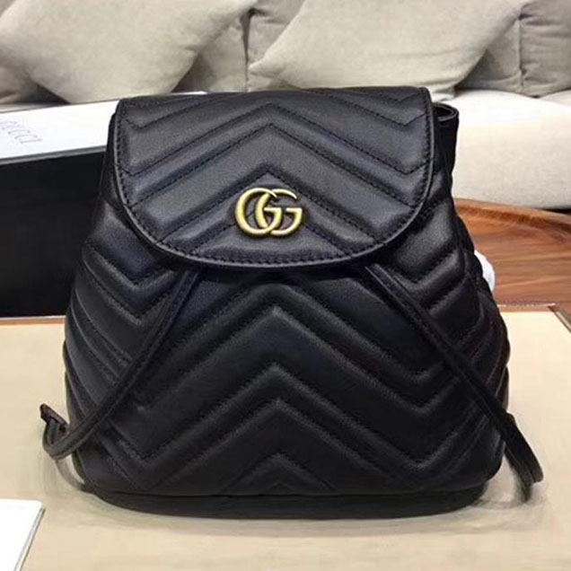 Gucci GG Marmont Matelasse Backpack 528129