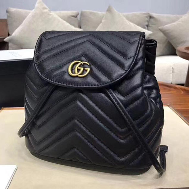 Gucci GG Marmont Matelasse Backpack 528129