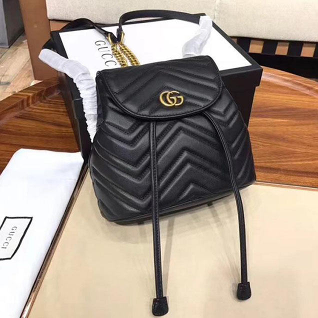 Gucci GG Marmont Matelasse Backpack 528129