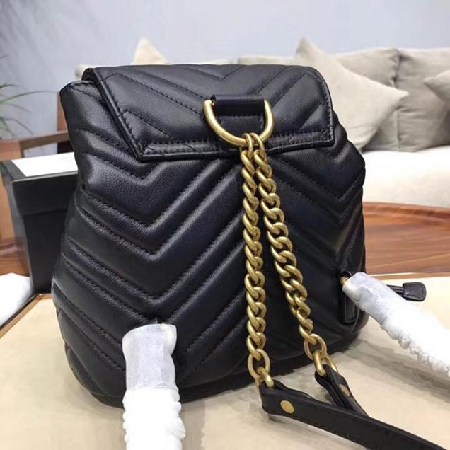 Gucci GG Marmont Matelasse Backpack 528129