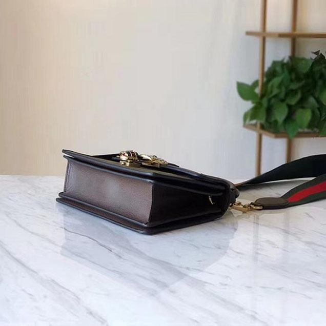 Gucci Queen Margaret GG small top handle bag 476541 Dark Coffee