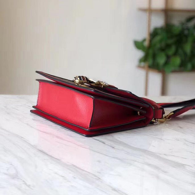 Gucci Queen Margaret GG small top handle bag 476541 Red