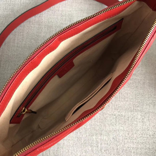 Gucci GG Marmont Messenger Bag 523369 Red 2018