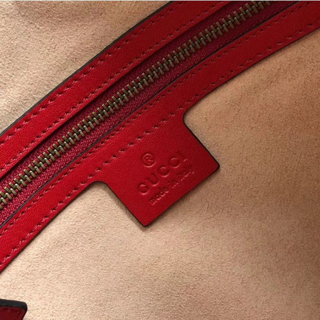 Gucci GG Marmont Messenger Bag 523369 Red 2018