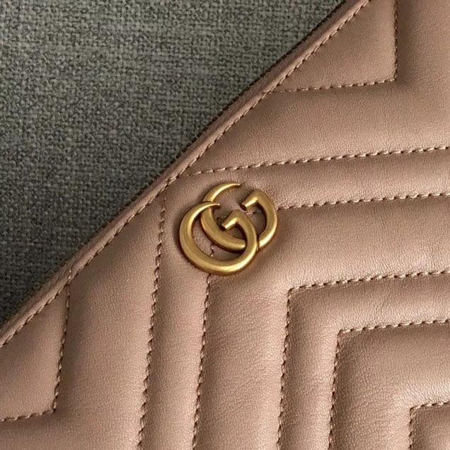 Gucci GG Marmont Messenger Bag 523369 Nude 2018