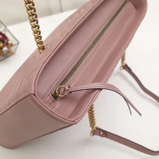 Gucci GG Marmont Matelassé Medium Tote Bag 524578 Nude 2018