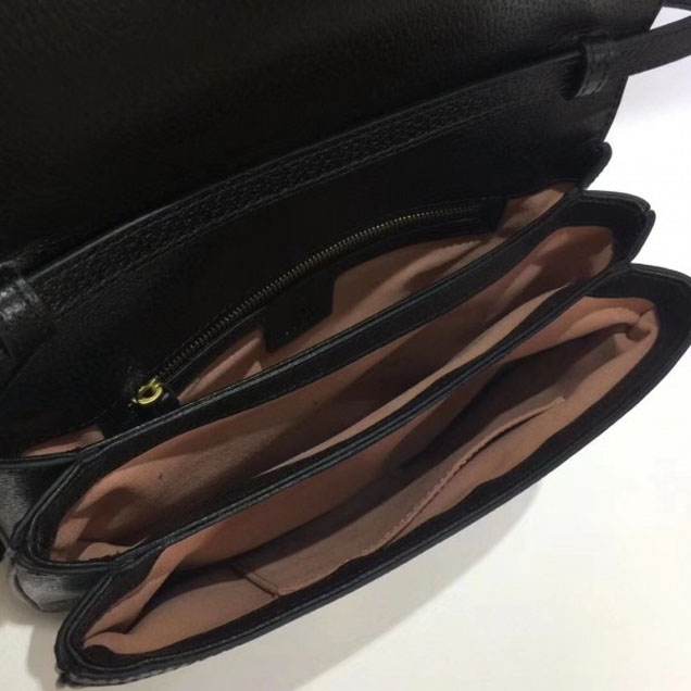 Gucci Queen Margaret GG Supreme Medium Shoulder Bag 524356 Black 2018 Collection