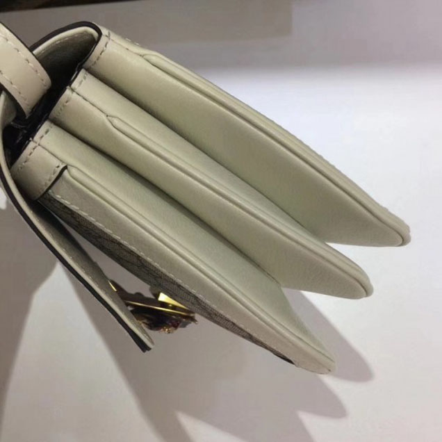 Gucci Queen Margaret GG Supreme Medium Shoulder Bag 524356 White 2018 Collection