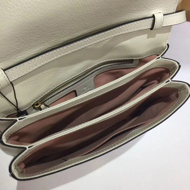 Gucci Queen Margaret GG Supreme Medium Shoulder Bag 524356 White 2018 Collection