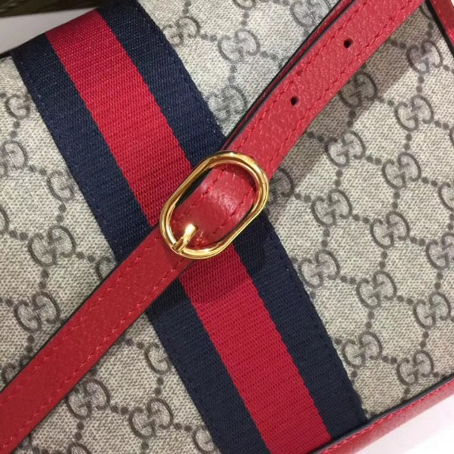 Gucci Queen Margaret GG Supreme Medium Shoulder Bag 524356 Red 2018 Collection