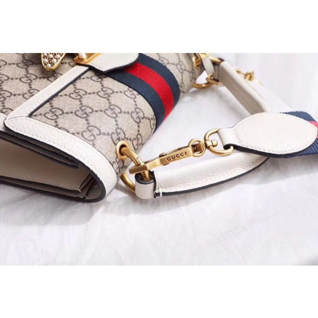 Gucci Queen Margaret GG Small Top Handle Bag 476541 White 2018  Collection