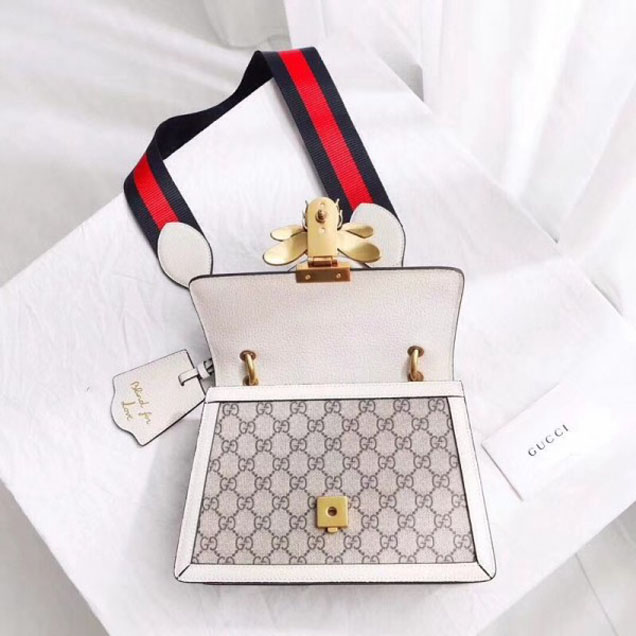 Gucci Queen Margaret GG Small Top Handle Bag 476541 White 2018  Collection