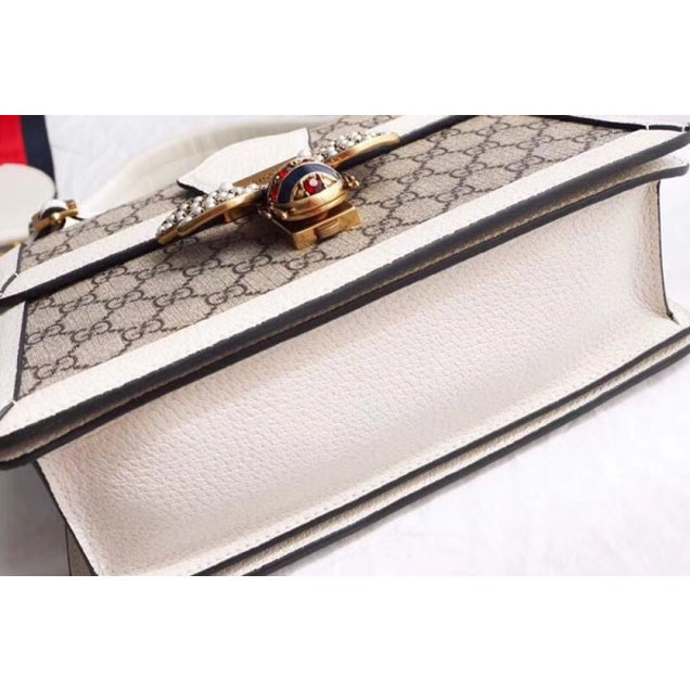 Gucci Queen Margaret GG Small Top Handle Bag 476541 White 2018  Collection