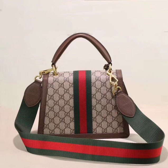 Gucci Queen Margaret GG Small Top Handle Bag 476541 Brown 2018  Collection