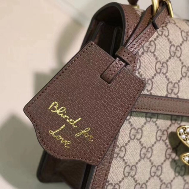 Gucci Queen Margaret GG Small Top Handle Bag 476541 Brown 2018  Collection