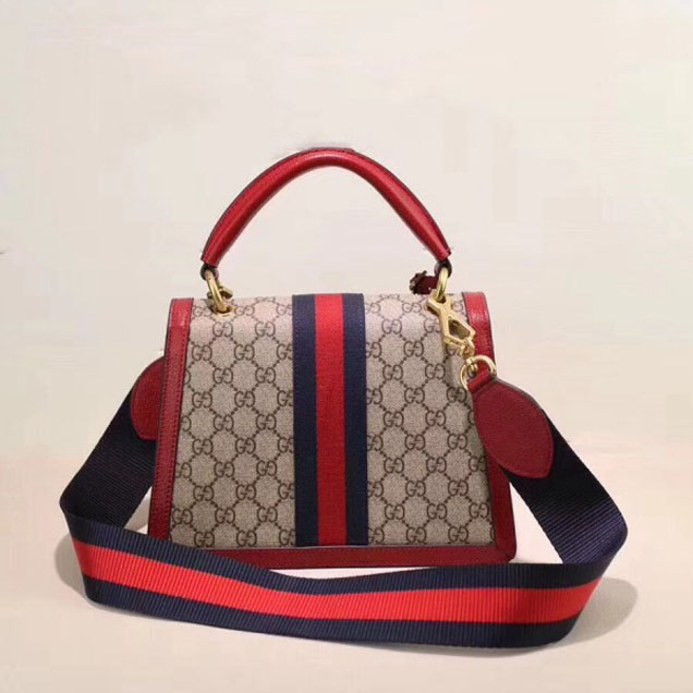 Gucci Queen Margaret GG Small Top Handle Bag 476541 Red 2018  Collection