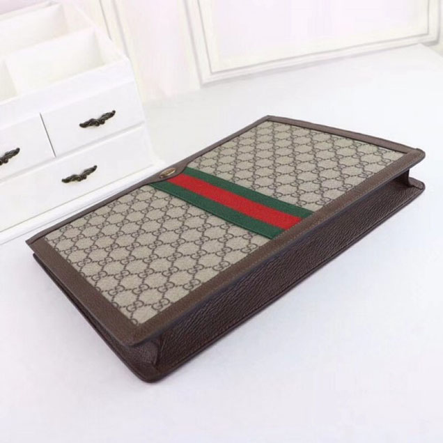 Gucci GG Supreme Portfolio 523359 Brown 2018 Collection