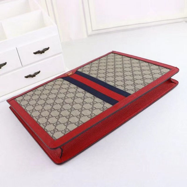 Gucci GG Supreme Portfolio 523359 Red 2018 Collection