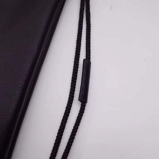 Gucci Print Leather Vintage Logo Drawstring Backpack Bag 494053 Black 2018