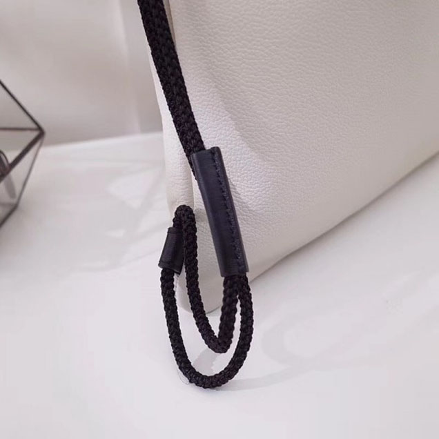 Gucci Print Leather Vintage Logo Drawstring Backpack Bag 494053 White 2018