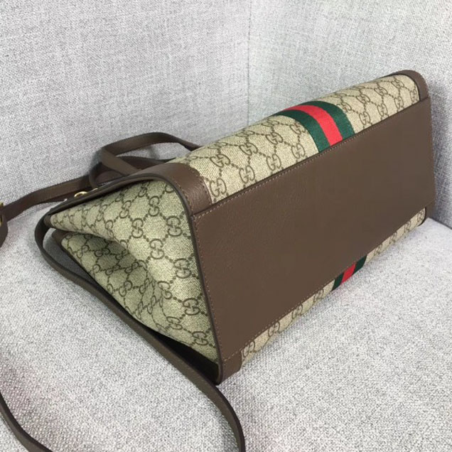 Gucci Web Ophidia Soft GG Supreme Medium Top Handle Bag 524537 2018