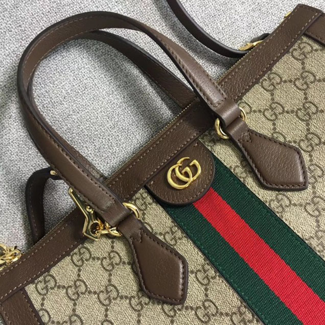Gucci Web Ophidia Soft GG Supreme Medium Top Handle Bag 524537 2018