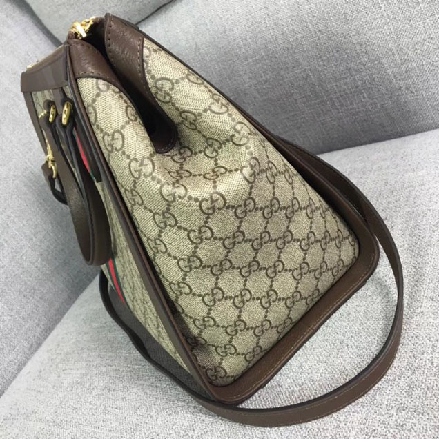 Gucci Web Ophidia Soft GG Supreme Medium Top Handle Bag 524537 2018