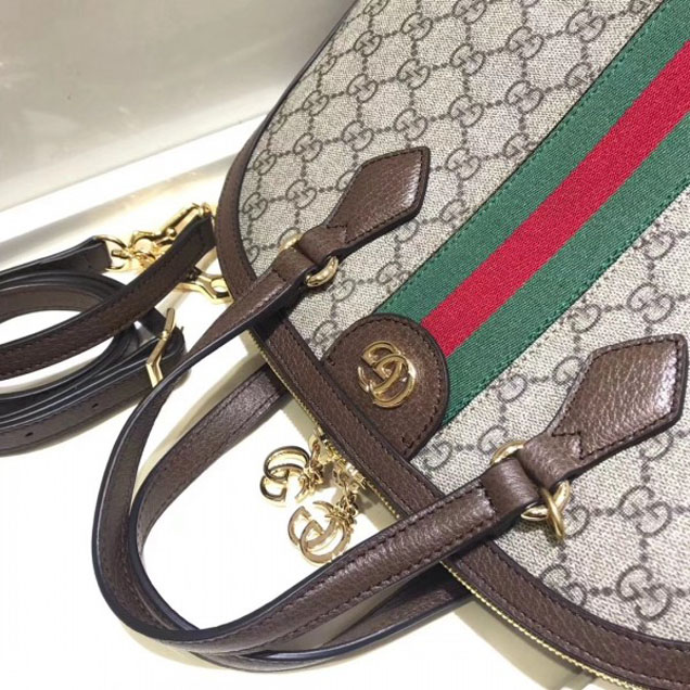 Gucci Web Ophidia Soft GG Supreme Medium Top Handle Bag 524533 2018